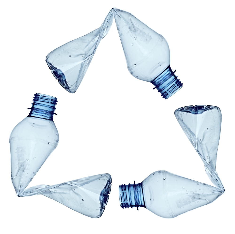 plastic bottle triangle